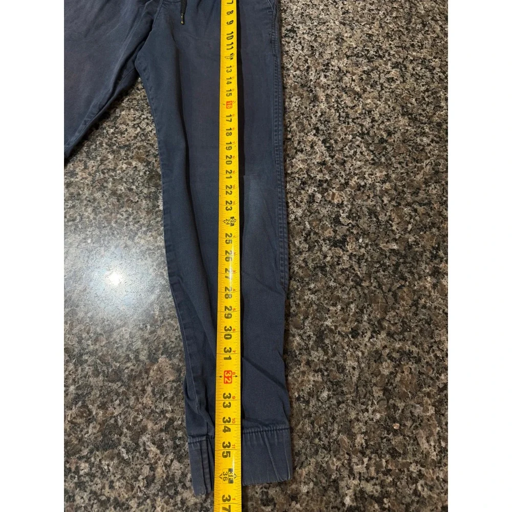Hollister Mens Skinny Jogger Navy Blue Advanced Stretch XS Pants Drawstring